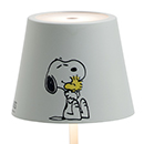 Lampada Poldina Pro X Peanuts, Bianco Opaco Goffrato - Snoopy Cuore